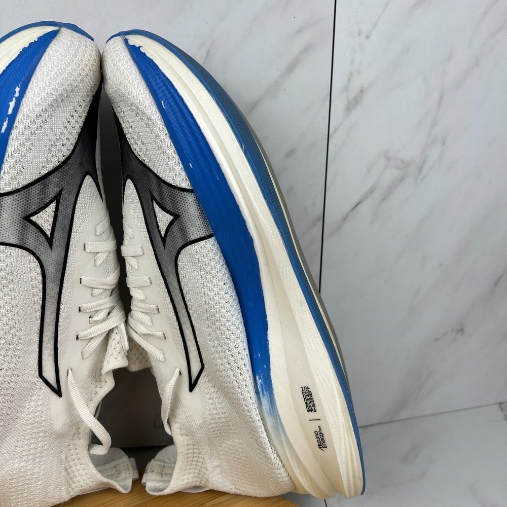 Mizuno Neo Zen Mens Size 13 White Blue Green Running Walk Shoes 411521 - Picture 6 of 12
